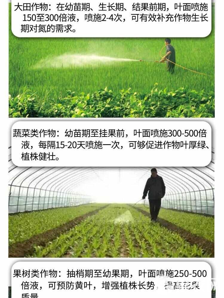 赛农田液氮肥液体氮肥代替尿素追肥玉米水稻小麦蔬菜果树叶面肥料